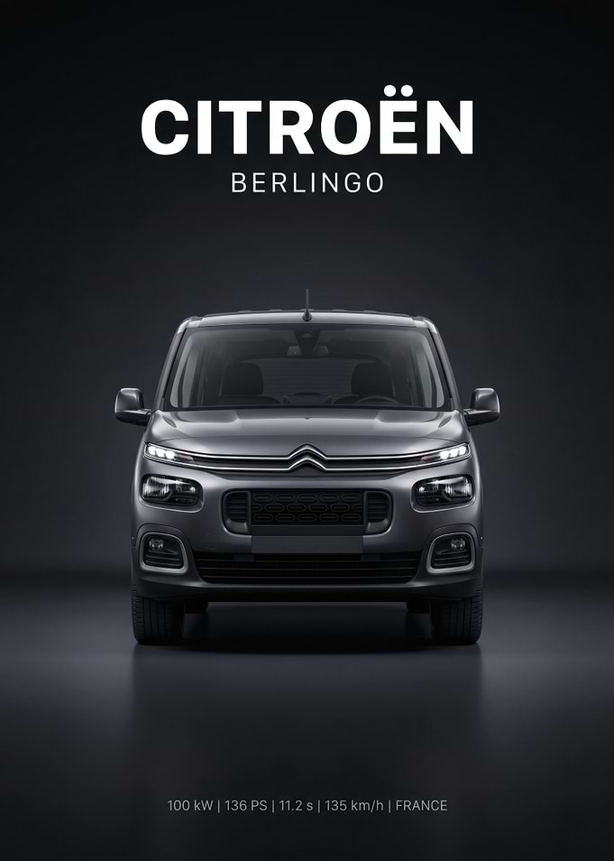 Citroƫn Berlingo Front View