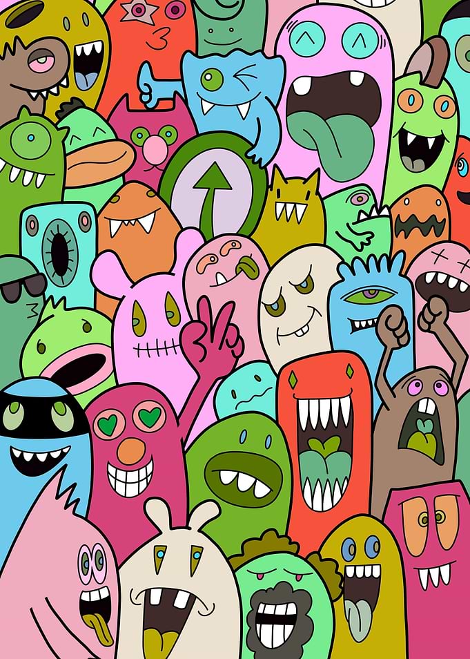 Doodle Monsters Gang