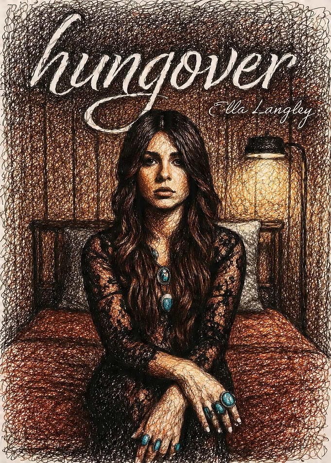 Hungover Book Cover with Woman