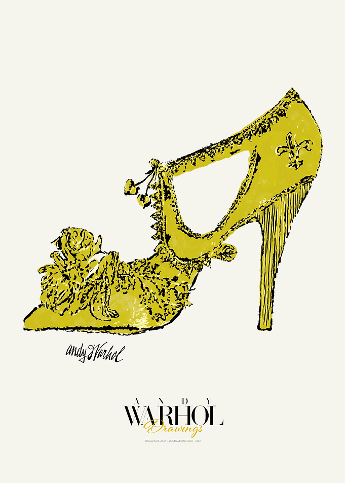 Warhol Drawings | The Golden Slippers 1956