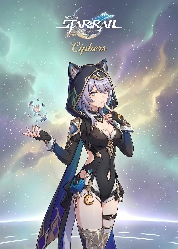 Honkai Star Rail Ciphers Character Art