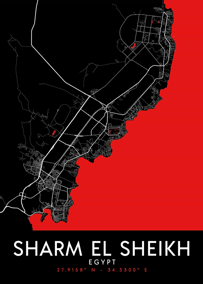 Sharm El Sheikh Dark Map