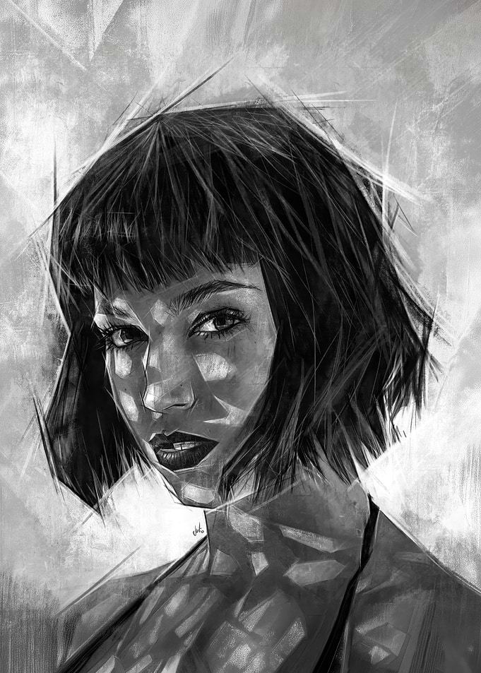 Monochrome Portrait of Úrsula