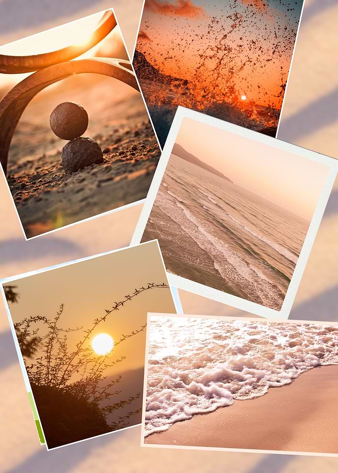Sunset Beach Collage