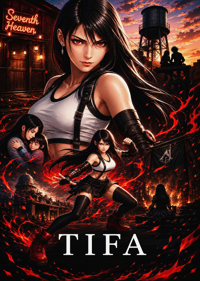 Tifa Lockhart Final Fantasy VII Poster