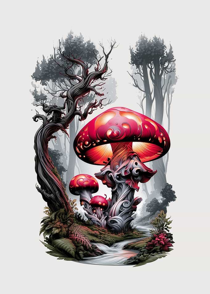 Enchanted Forest Mushrooms