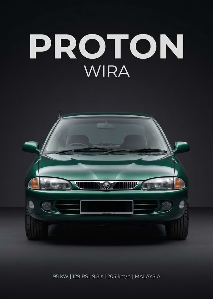Proton Wira Car Advertisement