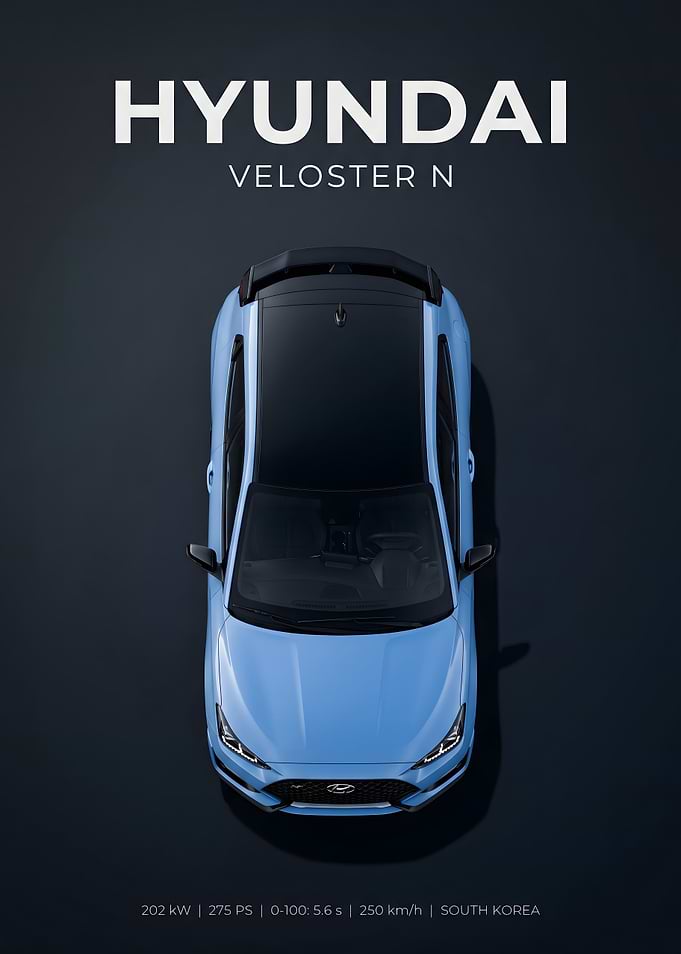Hyundai Veloster N Top View