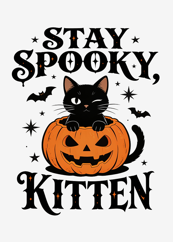 Stay Spooky Kitten Halloween