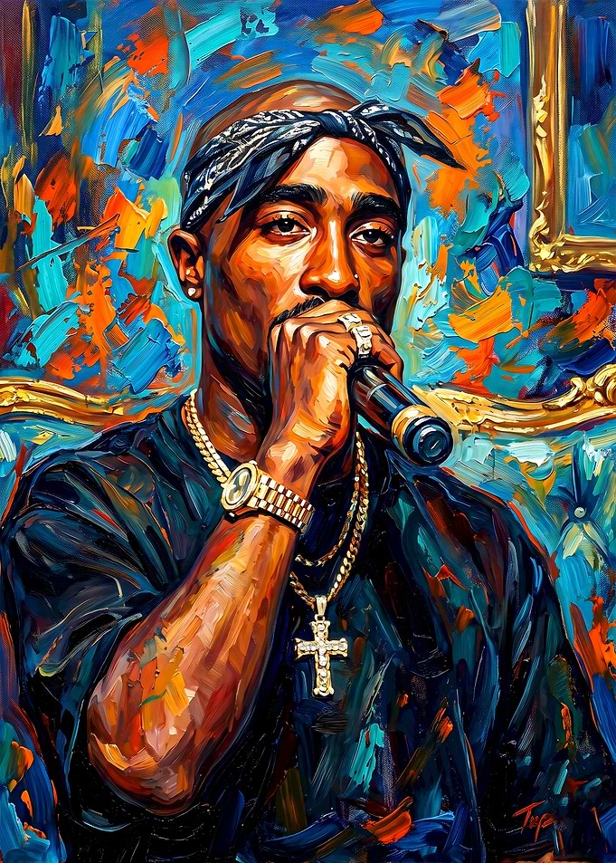 Tupac Shakur Painting