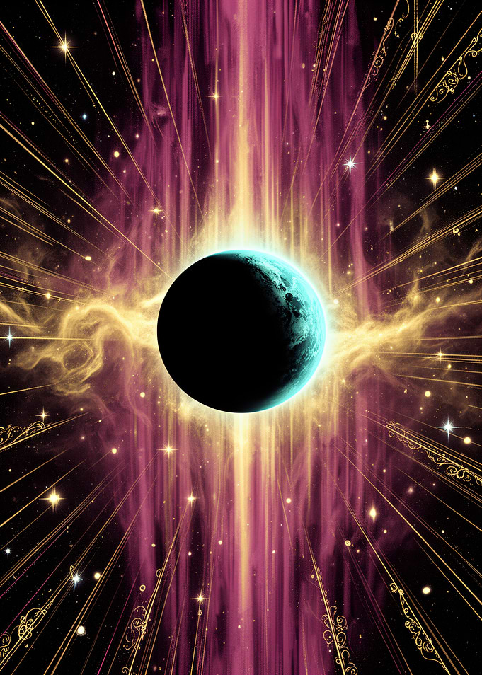 Cosmic Planet with Radiant Energy