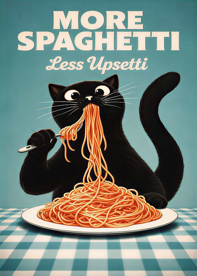 MORE SPAGHETTI Less Upsettti