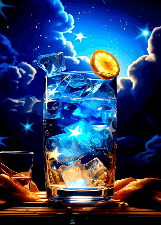 Cosmic Cocktail Under the Stars