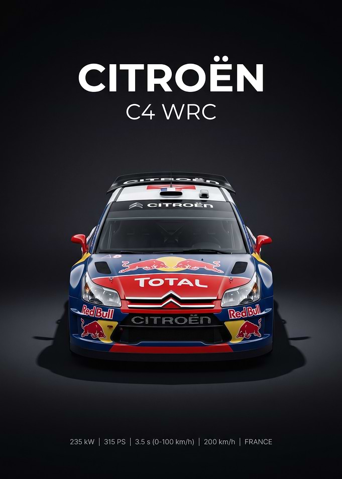 Citroën C4 WRC Rally Car