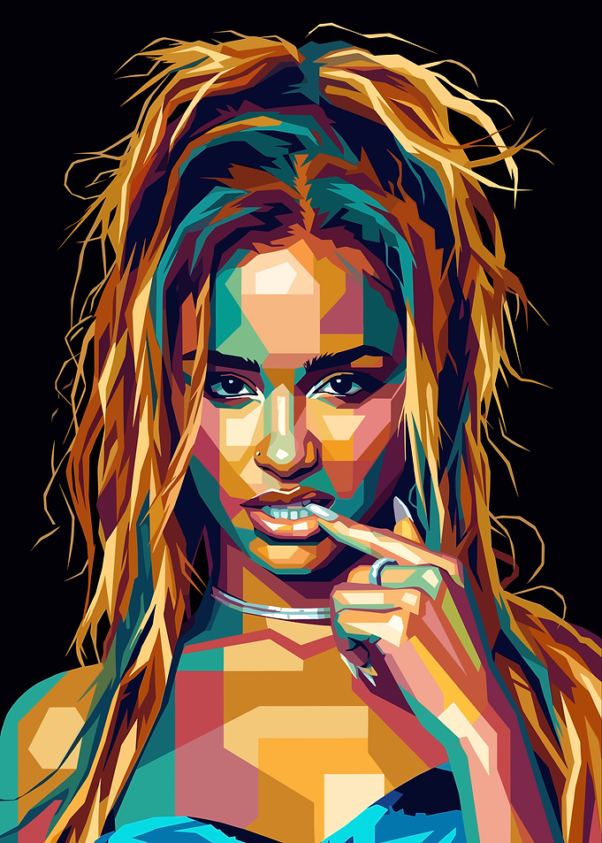 Tyla Pop Art Portrait