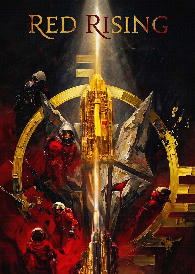 Red Rising Sci-Fi Book Cover