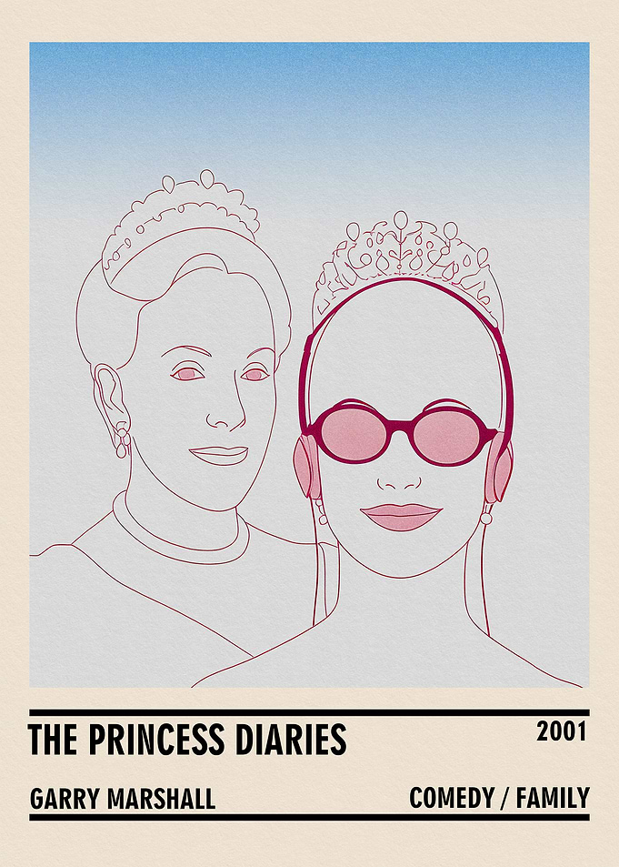 The Princess Diaries Minimalist Poster