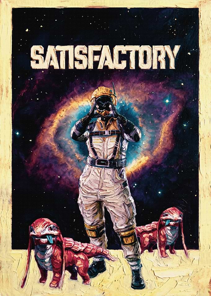 Satisfactory Game Poster