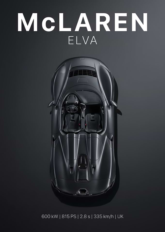 McLaren Elva Top View