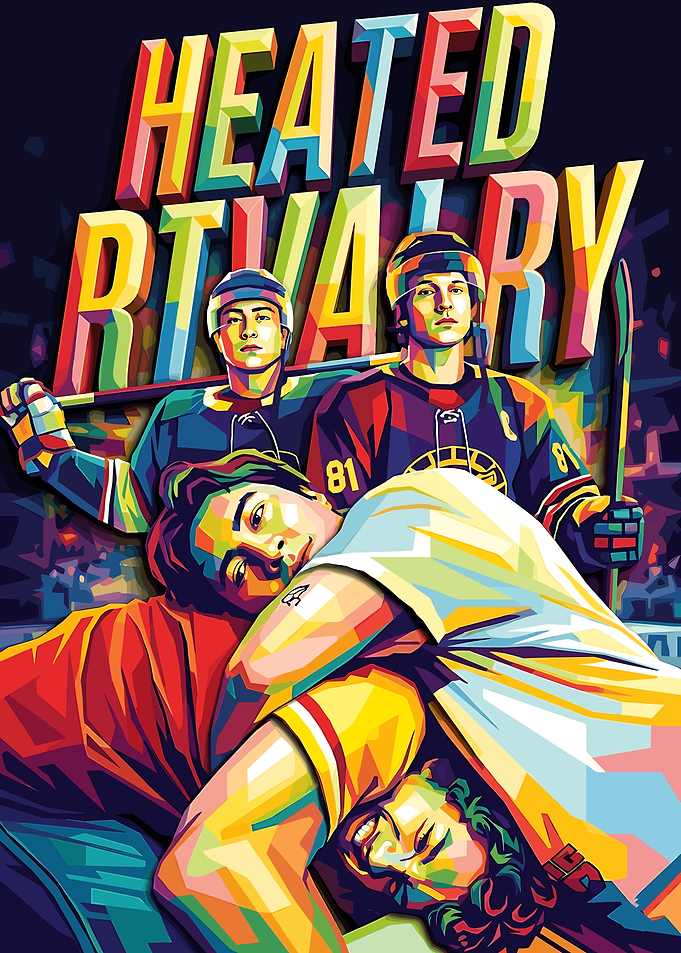 Heated Rivalry Hockey Poster