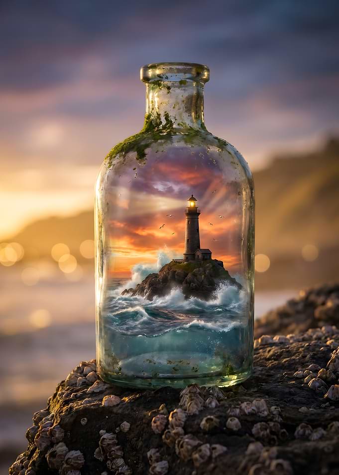 Lighthouse in a Bottle