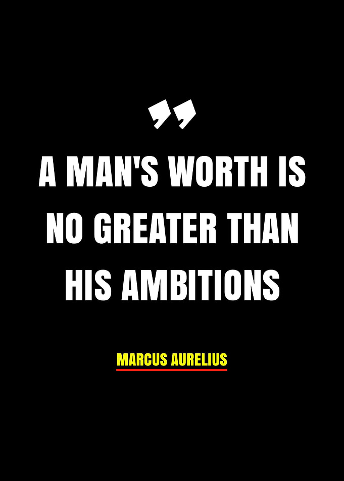 Marcus Aurelius Ambition Quote
