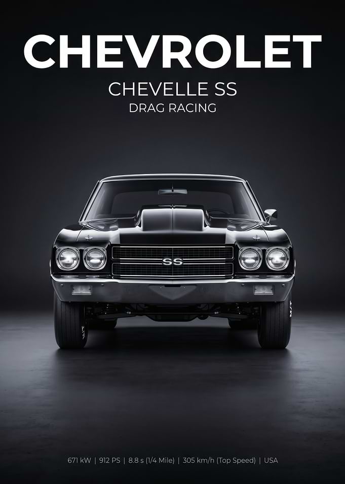Chevrolet Chevelle SS Drag Racing