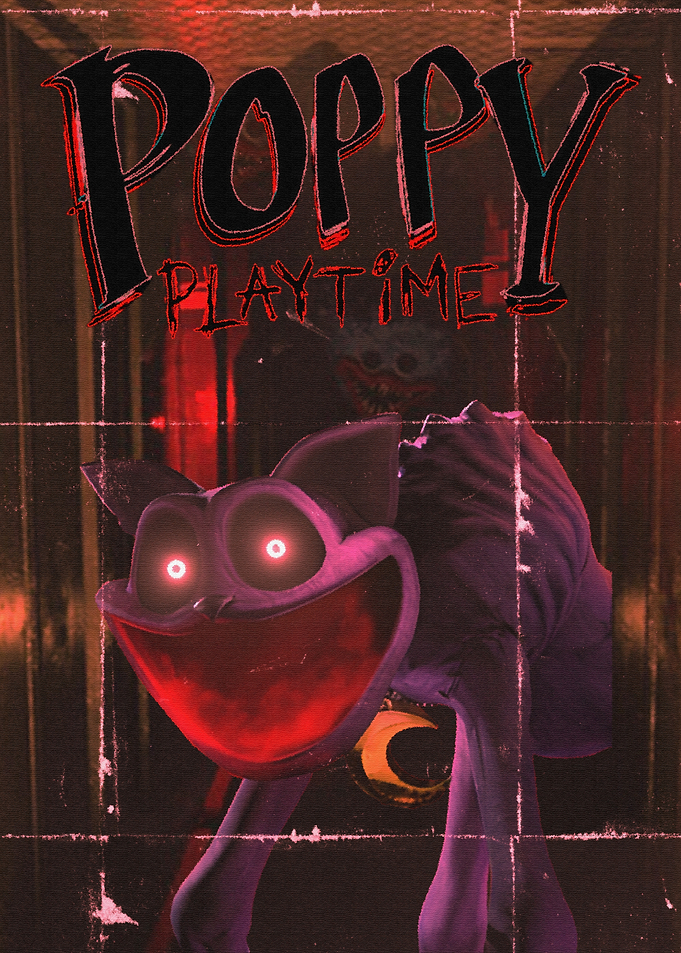 Poppy Playtime Cat Monster Poster