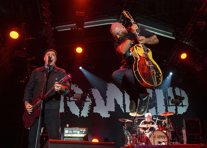 Rancid band performing live