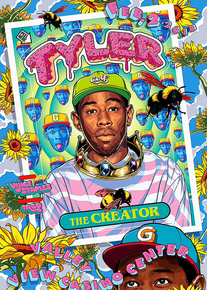 Tyler The Creator Concert Poster