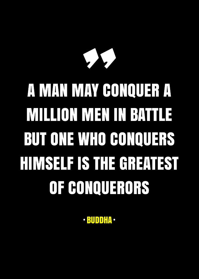 Buddha Quote on Self-Conquest