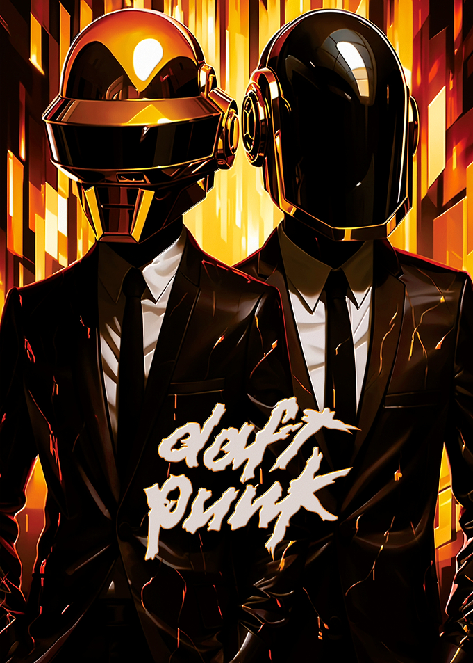 Daft Punk in Suits