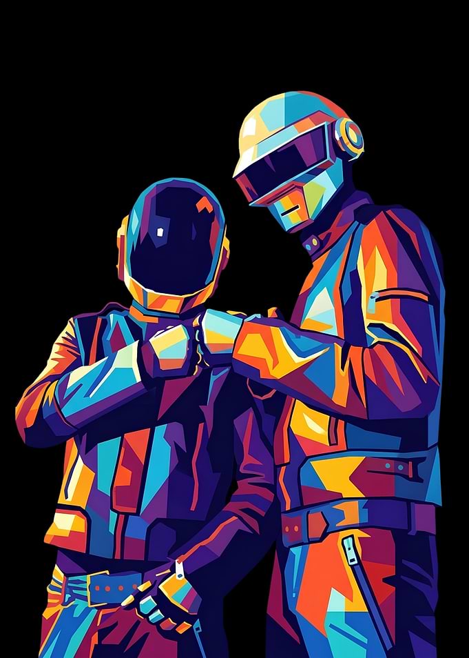Daft Punk Pop Art
