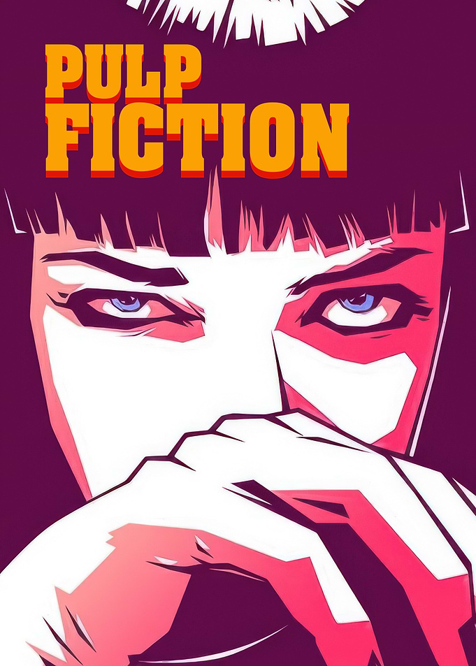 Pulp Fiction Mia Wallace Poster