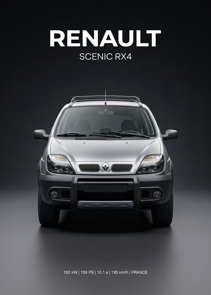 Renault Scenic RX4 Front View