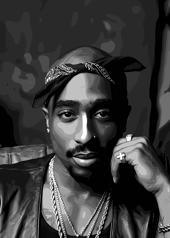 Tupac Shakur Portrait