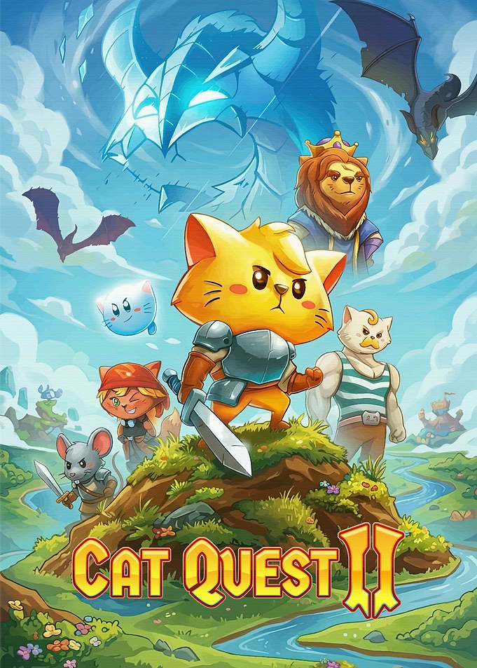 Cat Quest II Game Cover Art