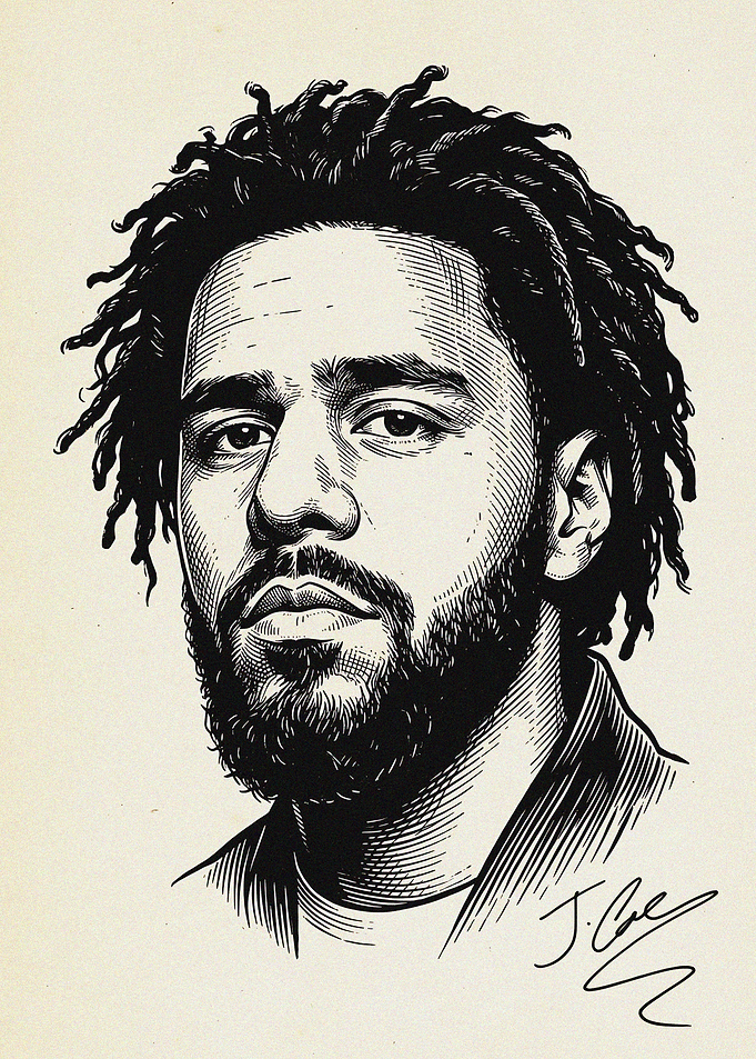 J. Cole Portrait
