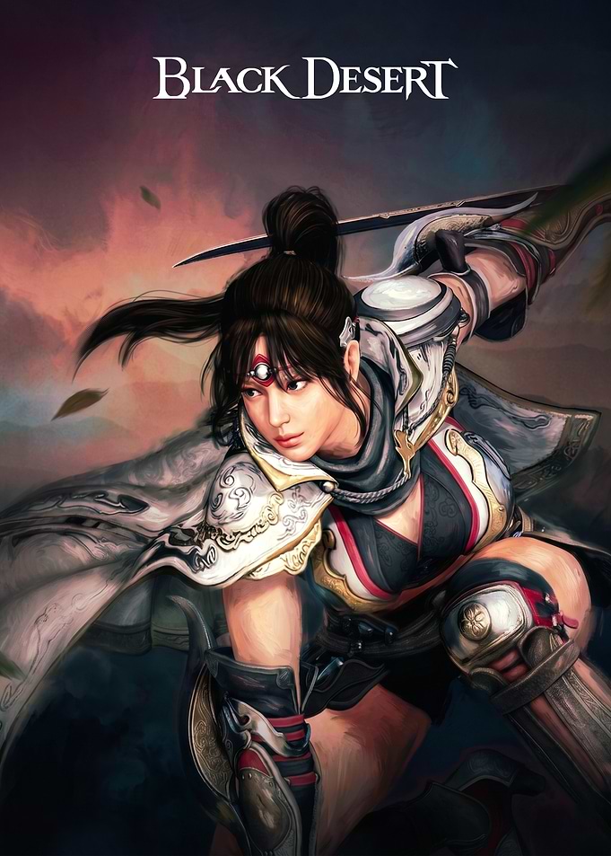 Black Desert Warrior Artwork