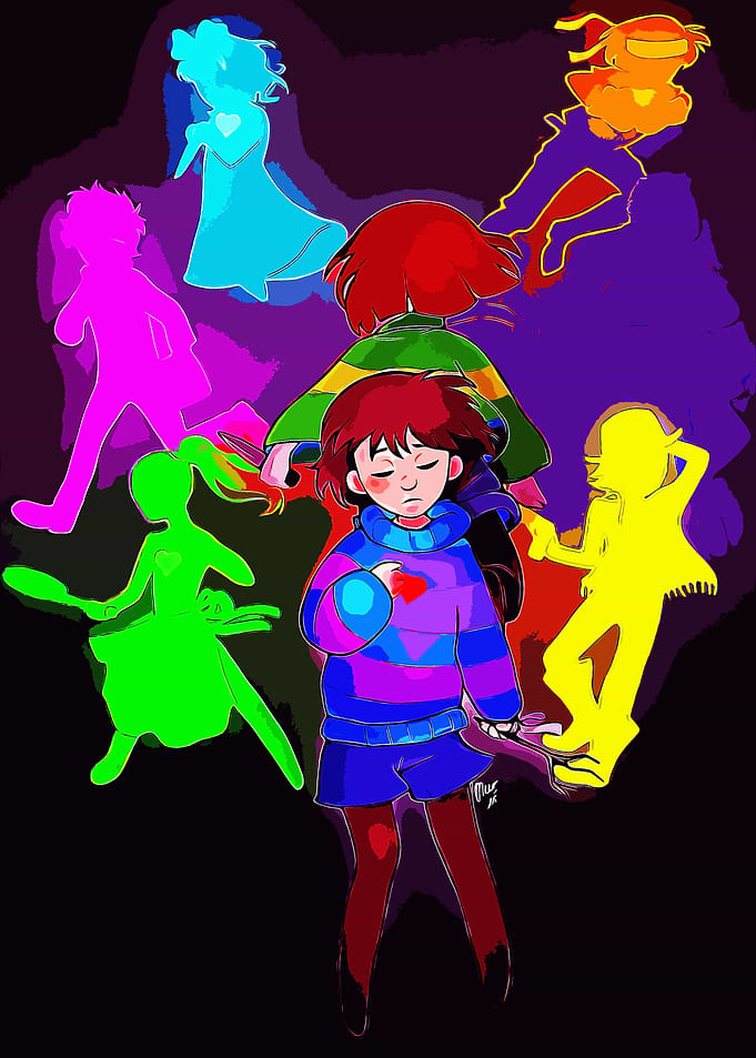 Undertale Characters with Souls