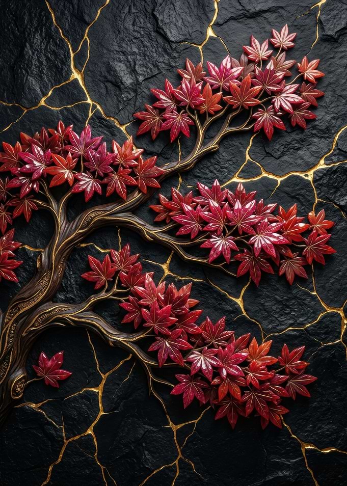 Kintsugi Maple Tree Branches