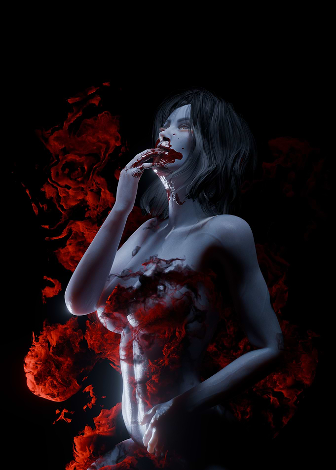 Bloody Vampire Woman