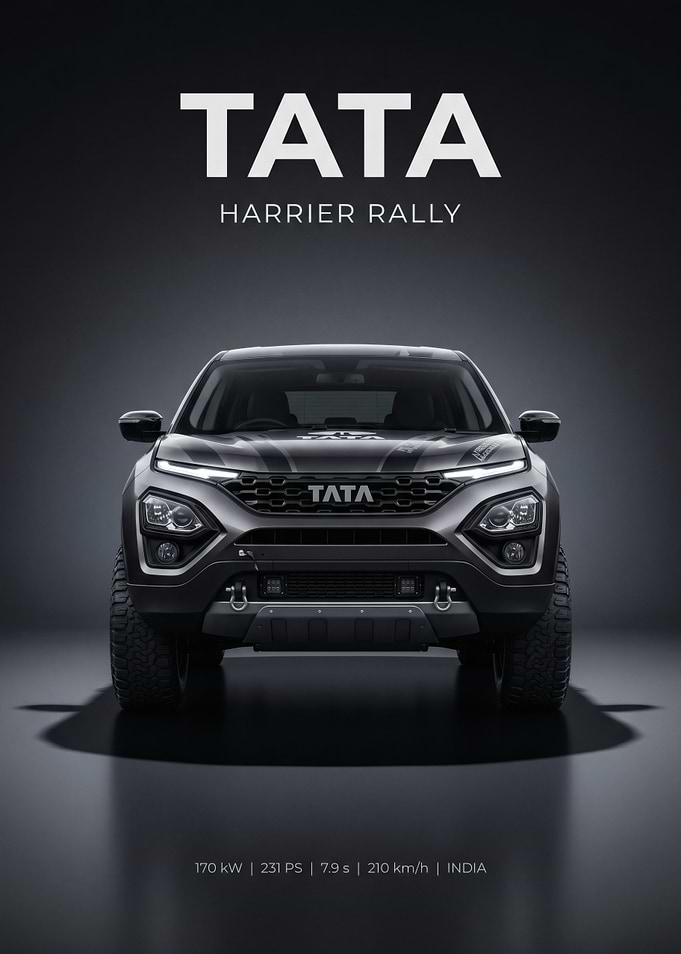 Tata Harrier Rally Car