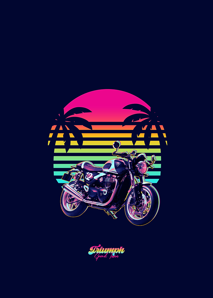Retro triumph Speed twin