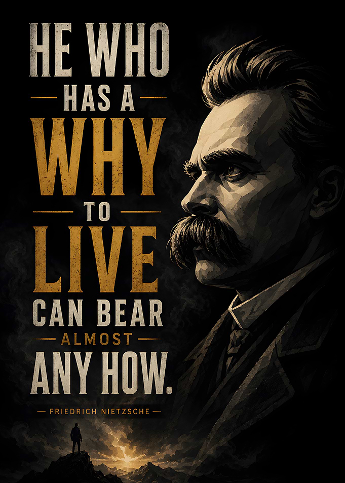 Nietzsche Quote Poster