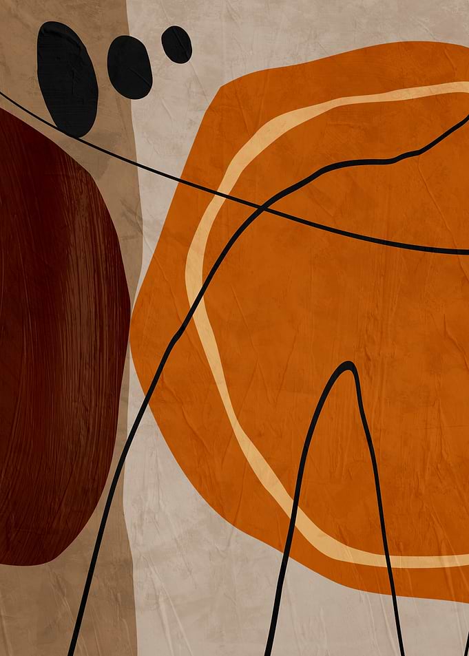 Abstract Mid-Century Modern Shapes