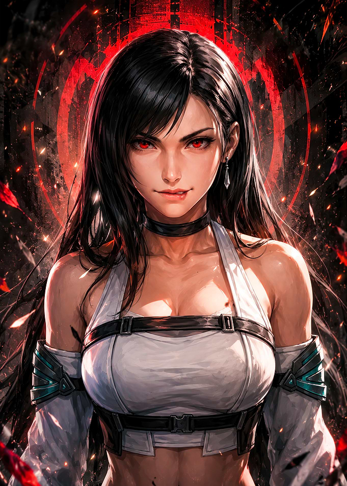 Tifa Lockhart Anime Art