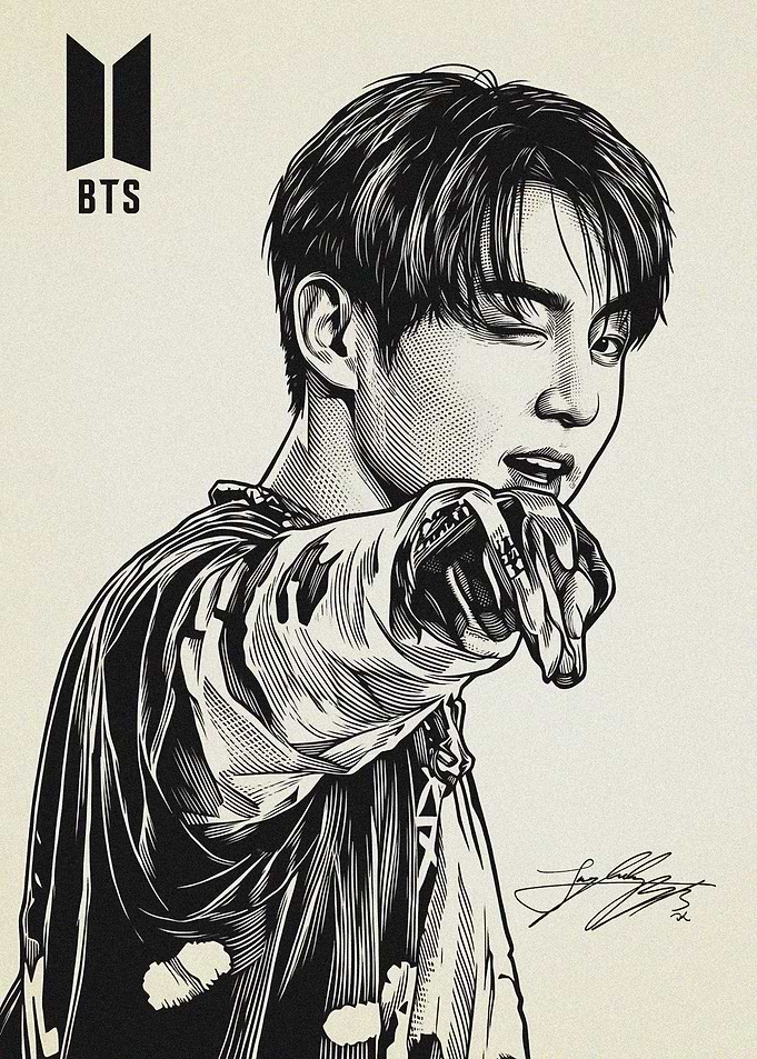 BTS Jungkook Illustration