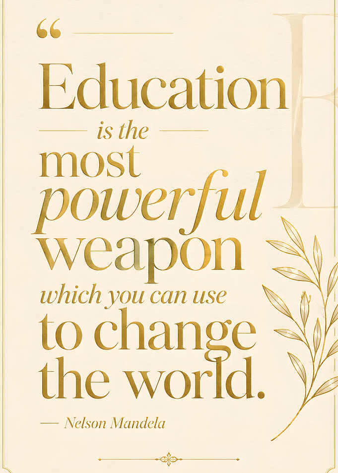Nelson Mandela Education Quote