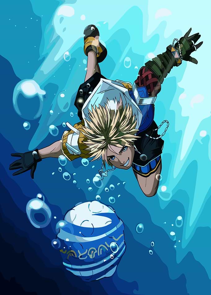 Final fantasy game poster
